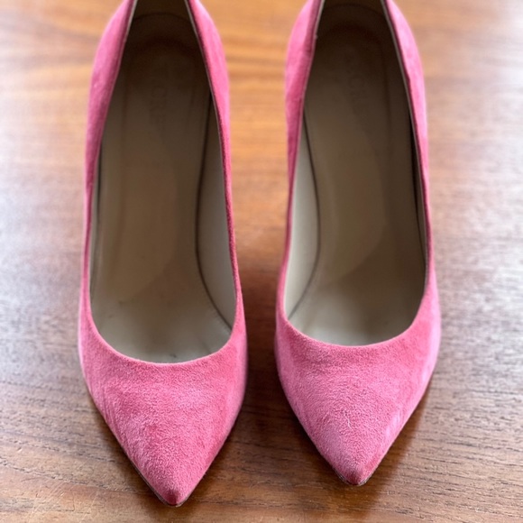 J.Crew Pink Velvet Pumps - Picture 1 of 2